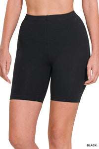 Thumbnail for Premium Cotton Biker Shorts Shorts ZENANA   