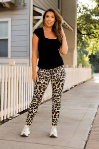 Thumbnail for Leopard Leggings Leggings Julia Rose   