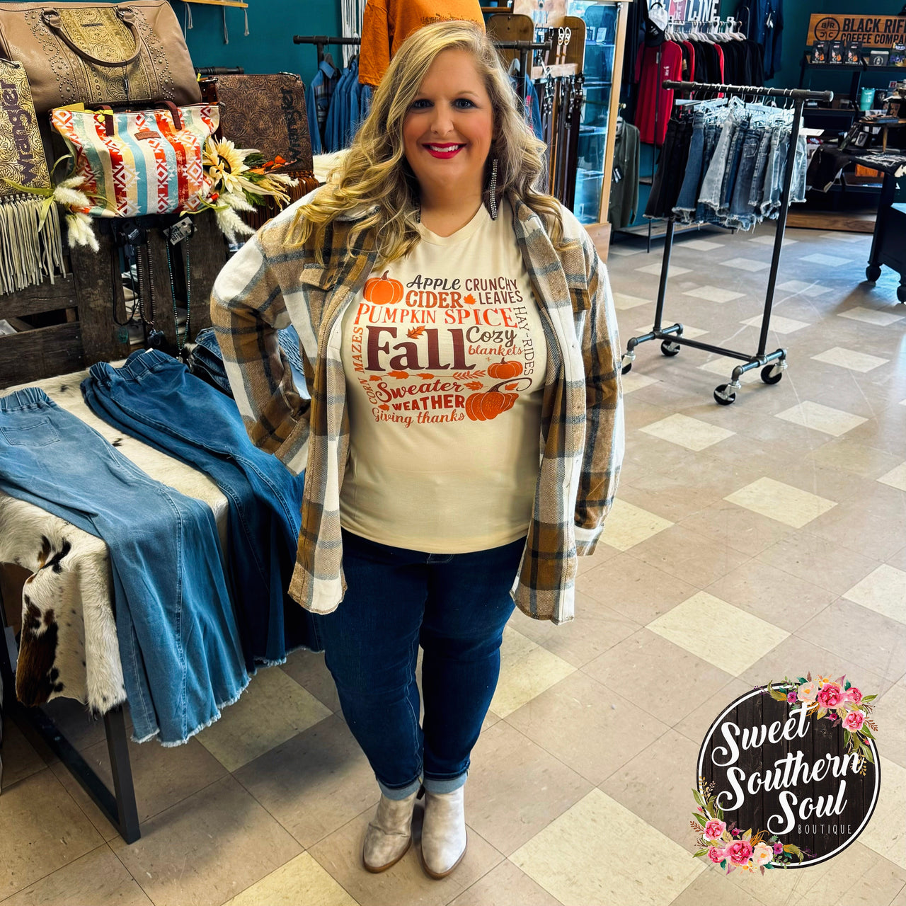 The Everyday Shacket Shackets Sweet Southern Soul Boutique Apricot XS 