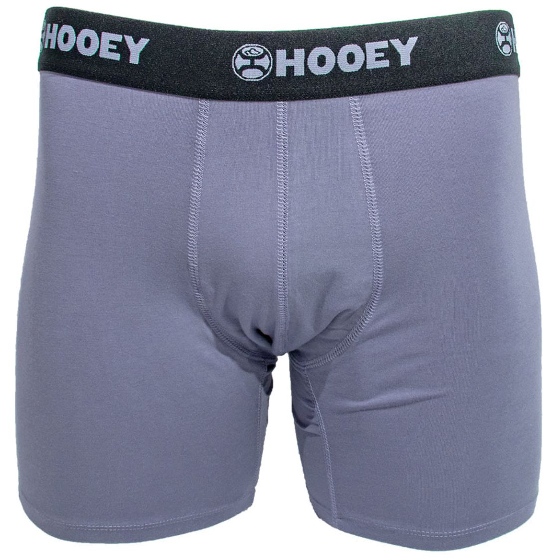 Hooey Bamboo Briefs "Black & Mist Grey" 2-Pack Boxer Briefs Hooey Medium  