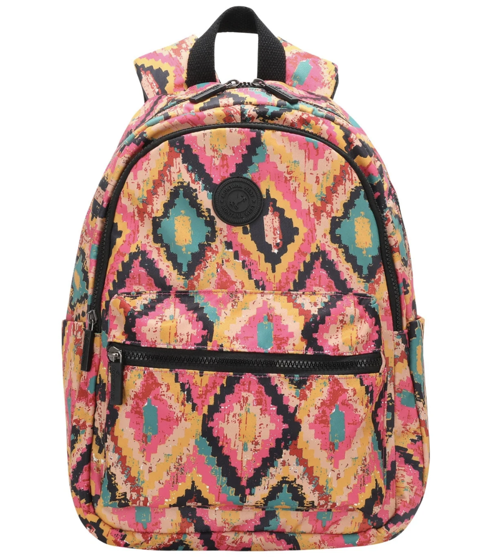 Montana West Backpack Montana West Sweet Southern Soul Boutique Red Aztec  