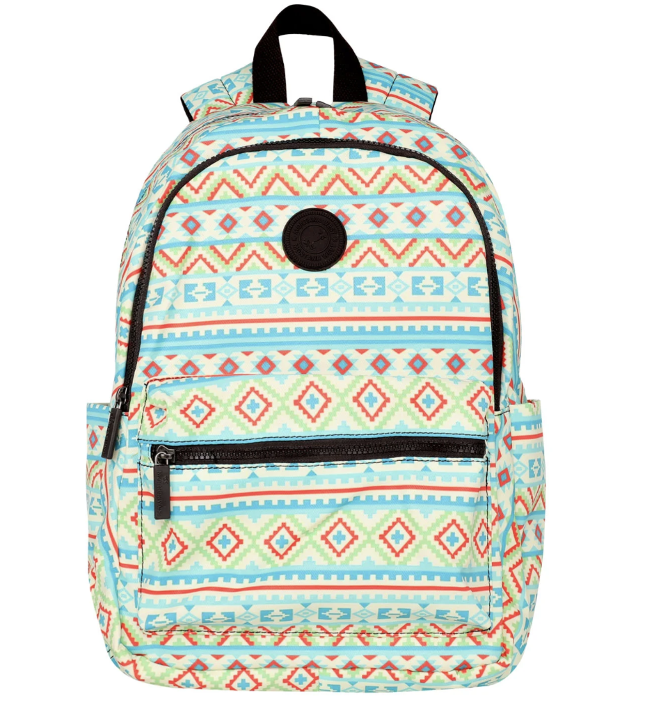 Montana West Backpack Montana West Sweet Southern Soul Boutique Blue Aztec  