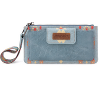 Thumbnail for Wrangler Aztec Print Bi-Fold Wallet Wristlet Wrangler, Purses\Wallets Sweet Southern Soul Boutique Jean  