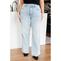 Thumbnail for Brooke High Rise Control Top Vintage Wash Straight Jeans Women's Jeans Ave Shops   