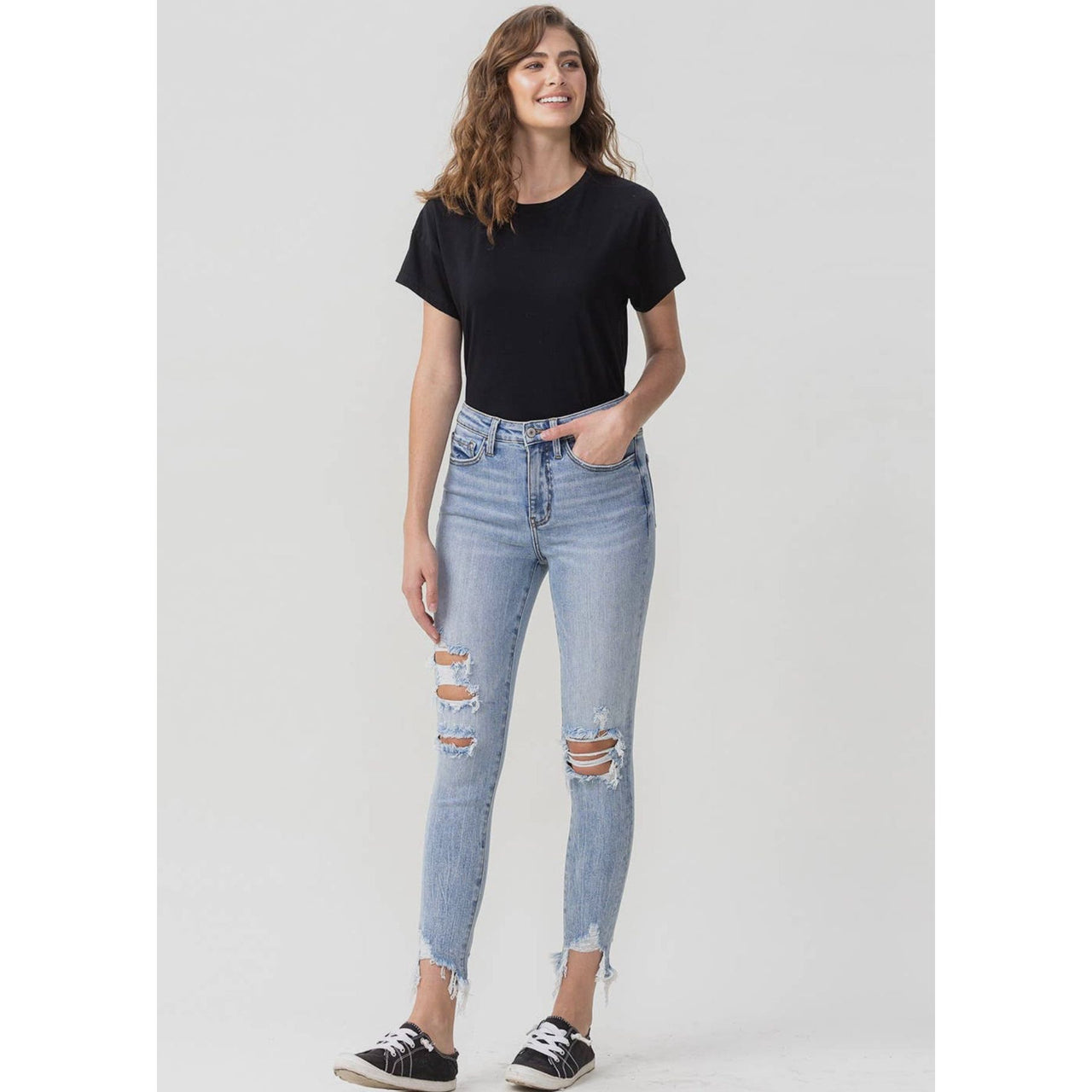Flatteringly High Rise Skinny Denim Women's Jeans Lovervet 3 (26)  