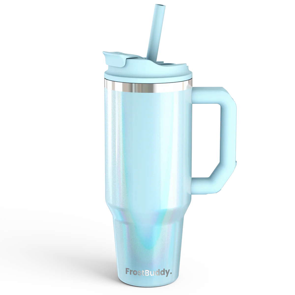 Thicc Buddy Tumblers Sweet Southern Soul Boutique Sky Blue Glitter  