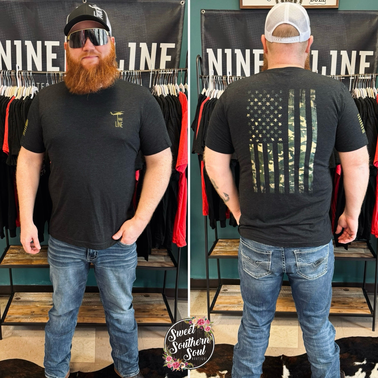 Nine Line American Camo T-Shirt Nine Line Apparel   
