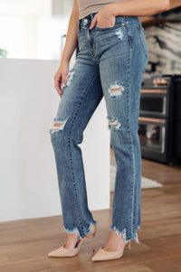 Thumbnail for O'Hara Destroyed Straight Jeans Women's Jeans Ave Shops   