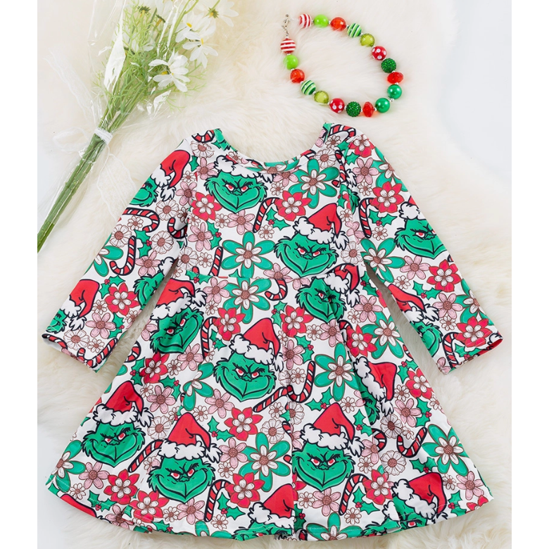 The Santa Who Dress Dresses Sweet Southern Soul Boutique 6-12MTHS (2XS)  