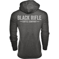 Thumbnail for BRCC Vintage Logo Zip-Up Hoodie - Dark Grey Outerwear Sweet Southern Soul Boutique   
