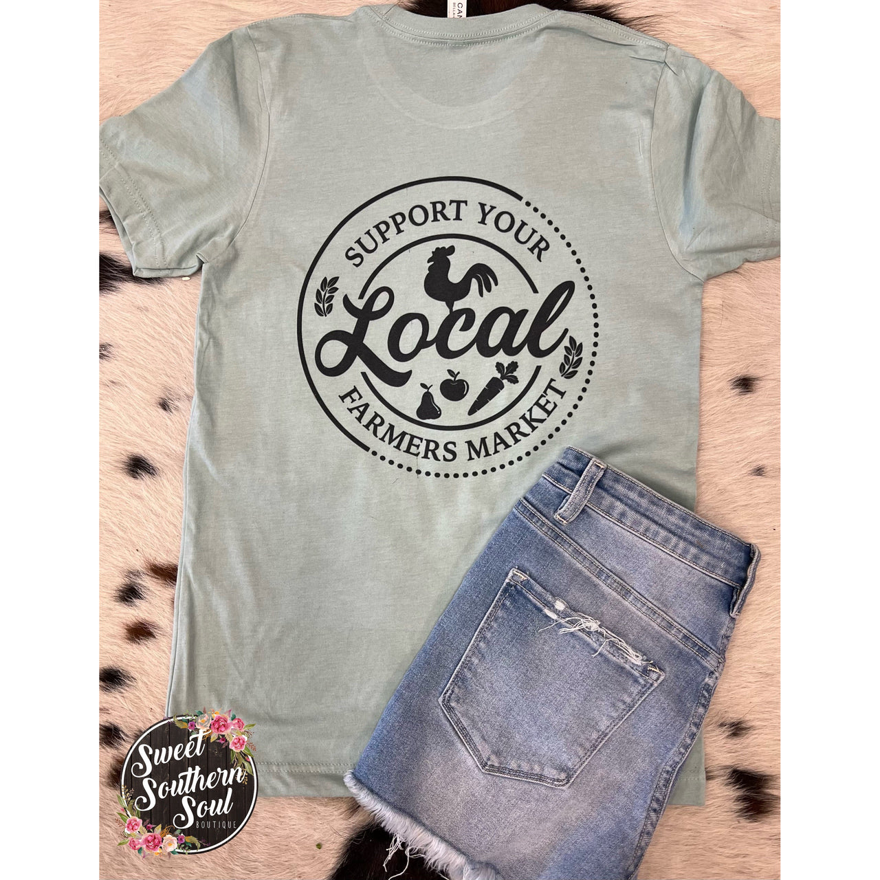 Farmers Market-Sage -Support Local Farmer's Market Merch Sweet Southern Soul Boutique   