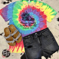Thumbnail for Farmers Market Logo Tie-Dye Tee Shirts & Tops Sweet Southern Soul Boutique Medium  