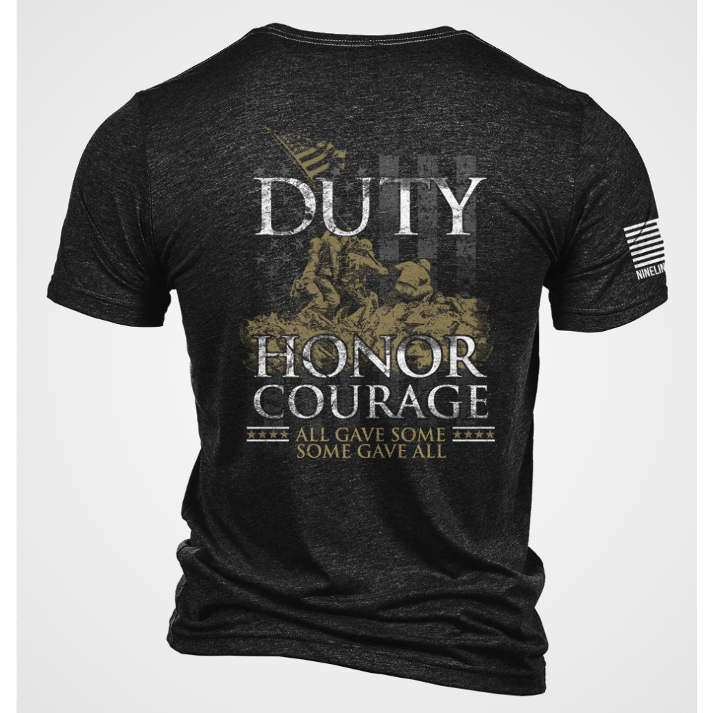 Nine Line Duty Honor Courage T-Shirt Nine Line Apparel   