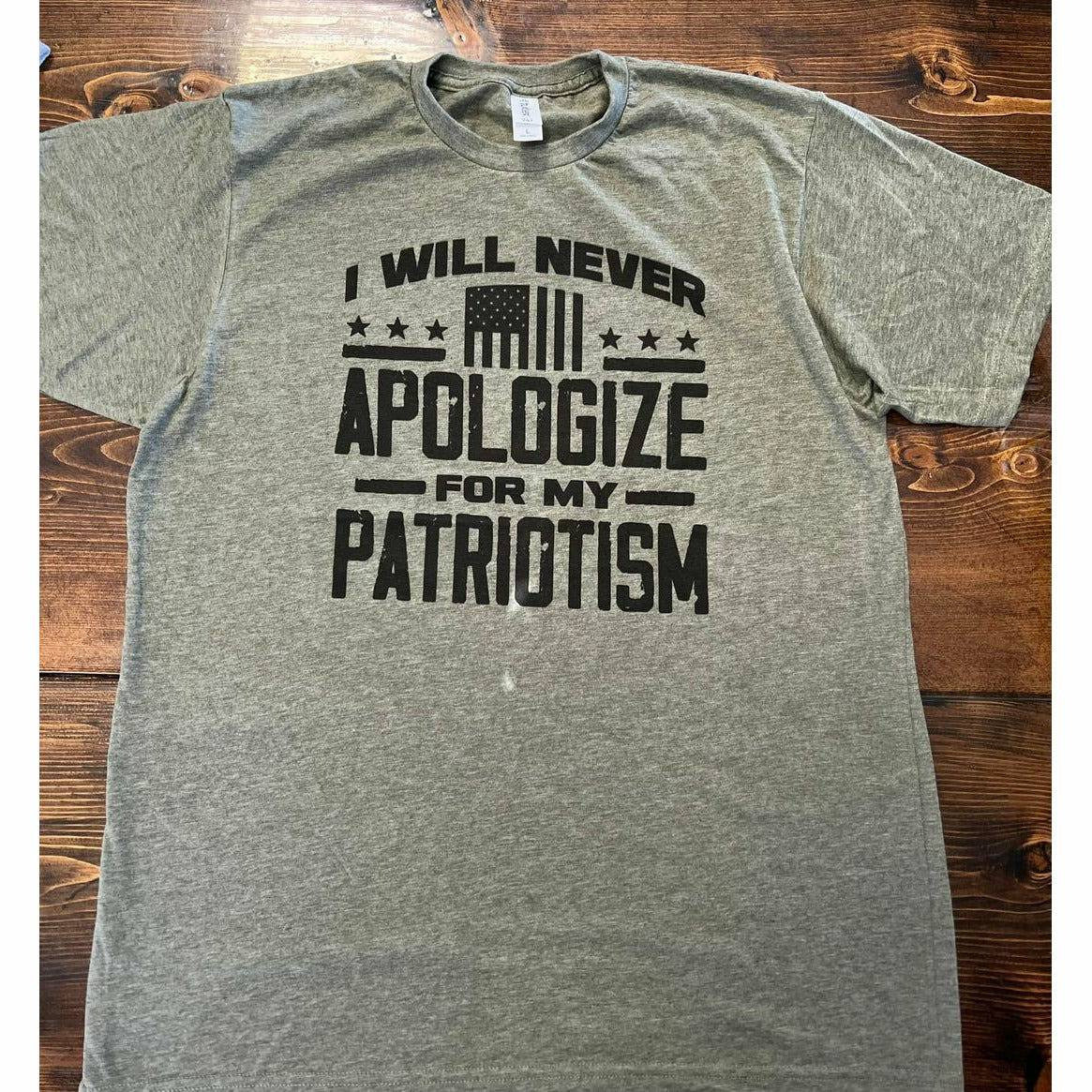 Never Apologize Tee Shirts & Tops Sweet Southern Soul Boutique Small  