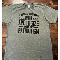 Thumbnail for Never Apologize Tee Shirts & Tops Sweet Southern Soul Boutique Small  