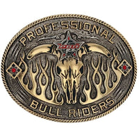 Thumbnail for PBR Open Flames Belt Buckle Belt Buckles Montana Silversmiths   