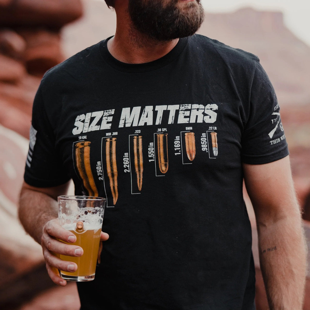 Size Matters Tee T-Shirt Grunt Style   