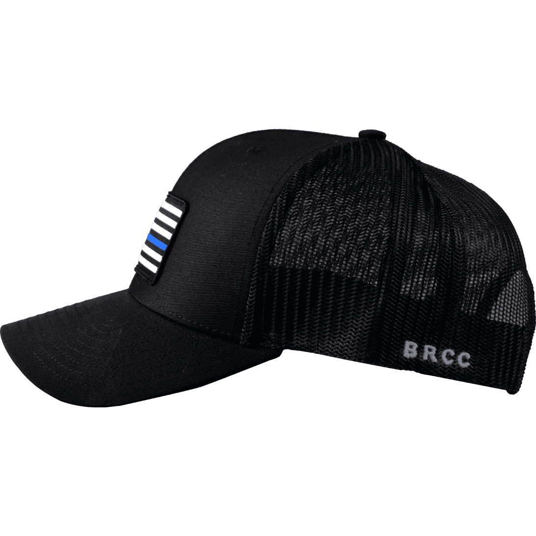 Thin Blue Line Flag Patch Hat Hats Sweet Southern Soul Boutique   